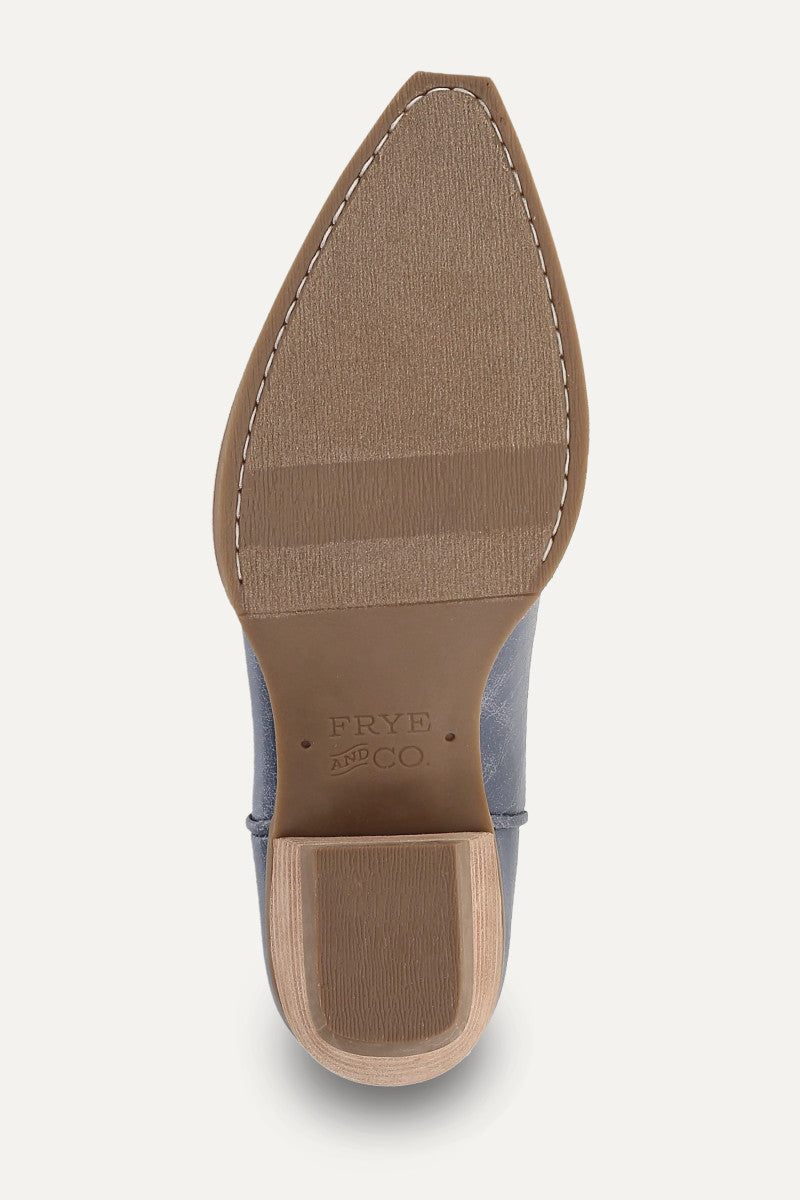 Frye & Co. Women's Irlene Tall Deco Stitch Boots in Denim Blue Frye & Co. Women's Irlene Tall Deco Stitch Boots in Denim Blue