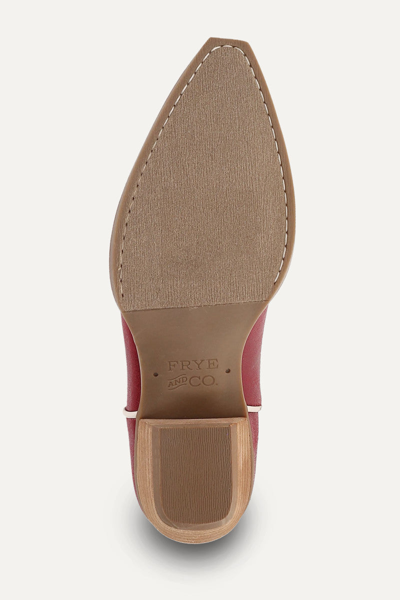 Irlene Tall Deco Stitch - Dark Cherry - Sole