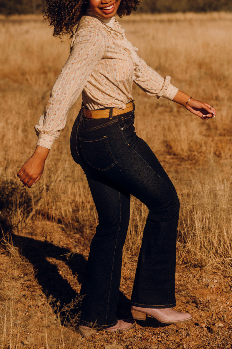 Irlene Tall Deco Stitch - Dusty Pink - Front