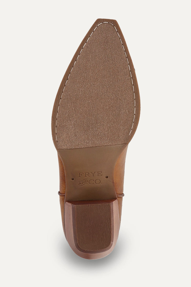 Irlene Tall Deco Stitch - Off White/Caramel Brown - Sole