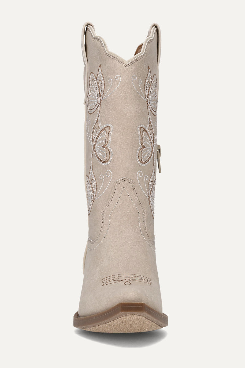 Iyla Butterfly Girls - Light Taupe - Front
