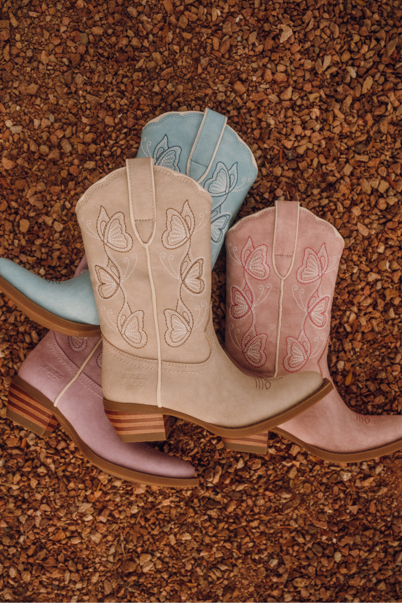 Iyla Butterfly Girls - Light Taupe - Outside