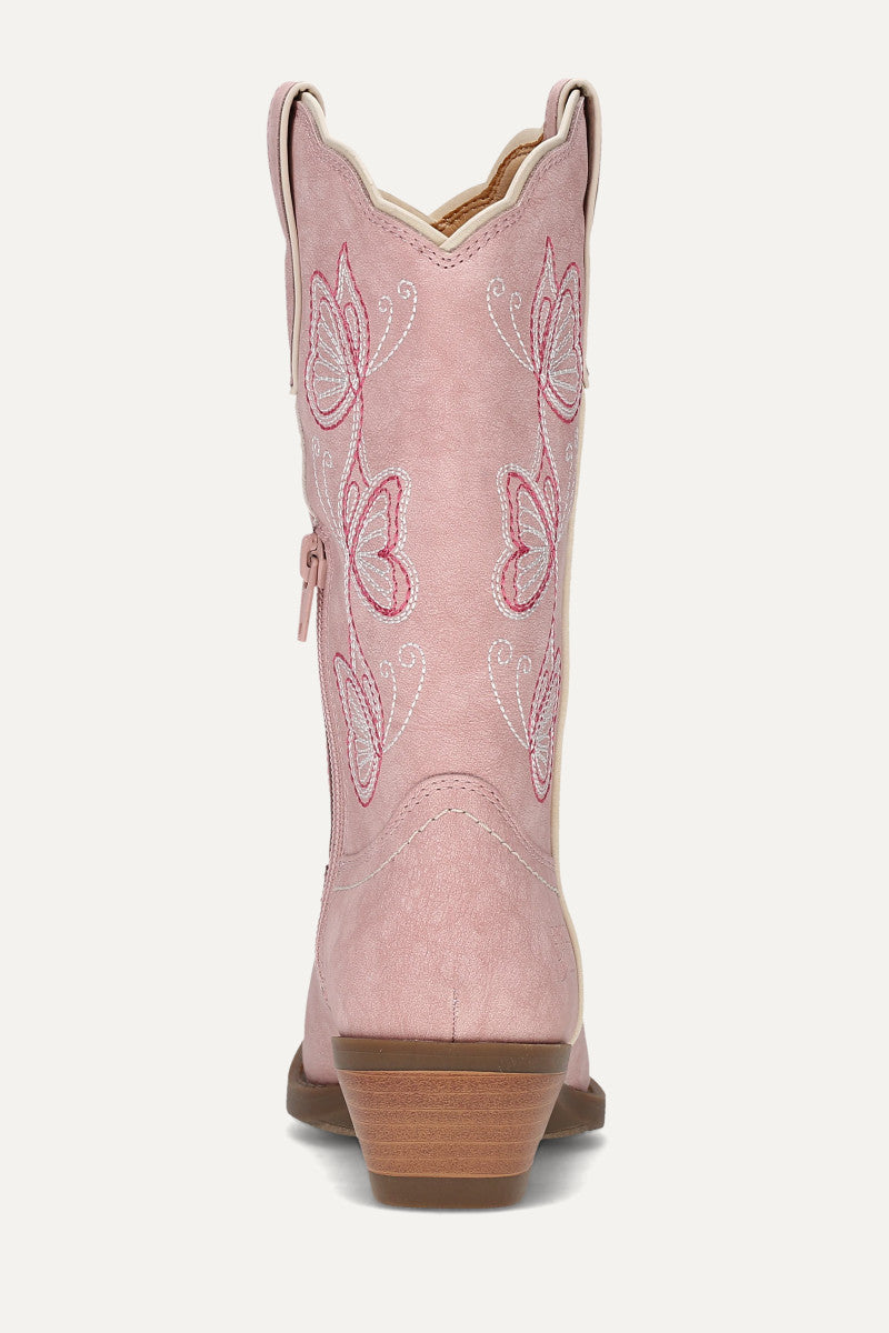 Iyla Butterfly Girls - Light Rose - Back