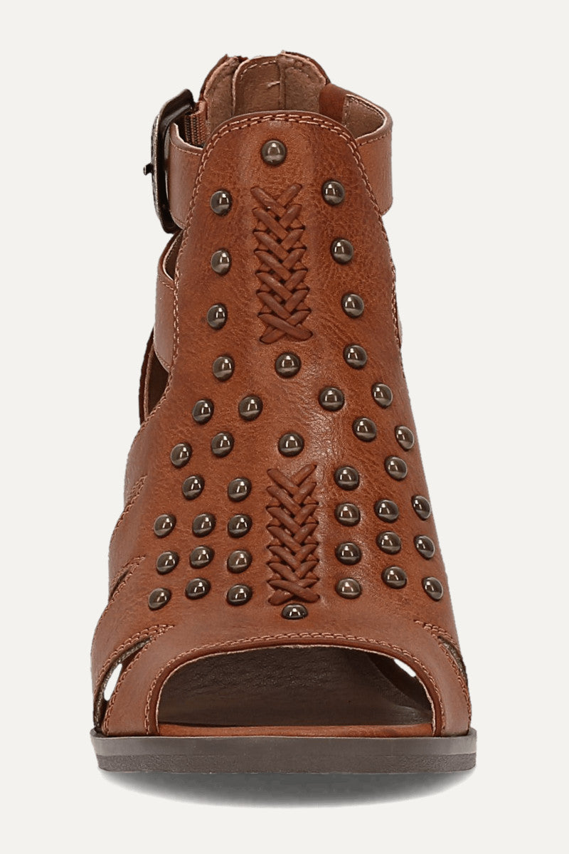 Jolene Stud - Cognac - Front