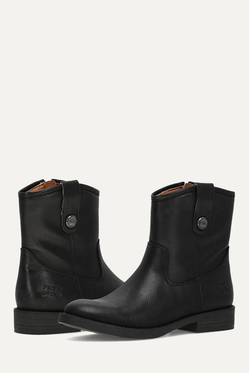 Kellie Button Short Youth - Black - Pair