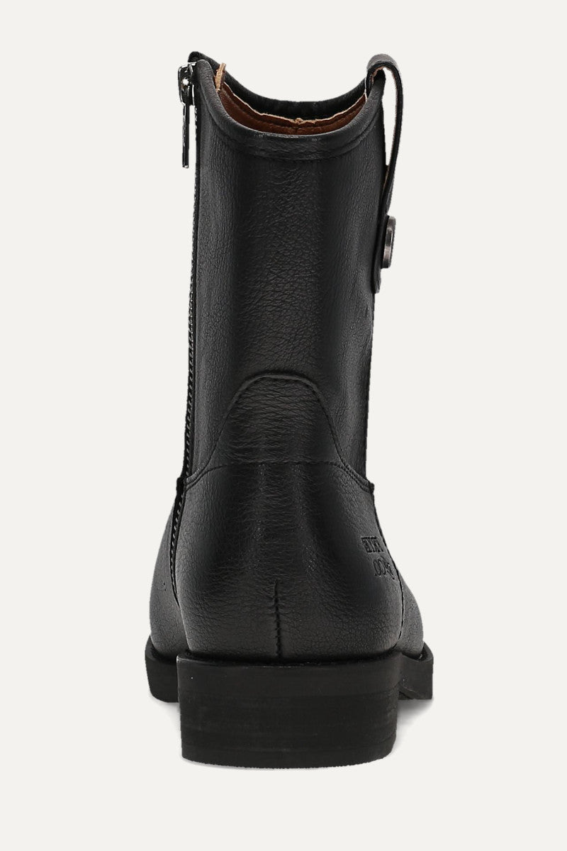 Kellie Button Short - Black - Back