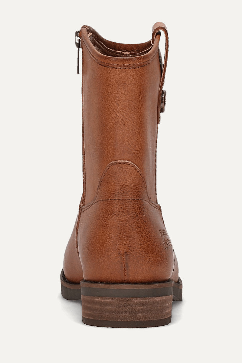 Kellie Button Short - Cognac - Back