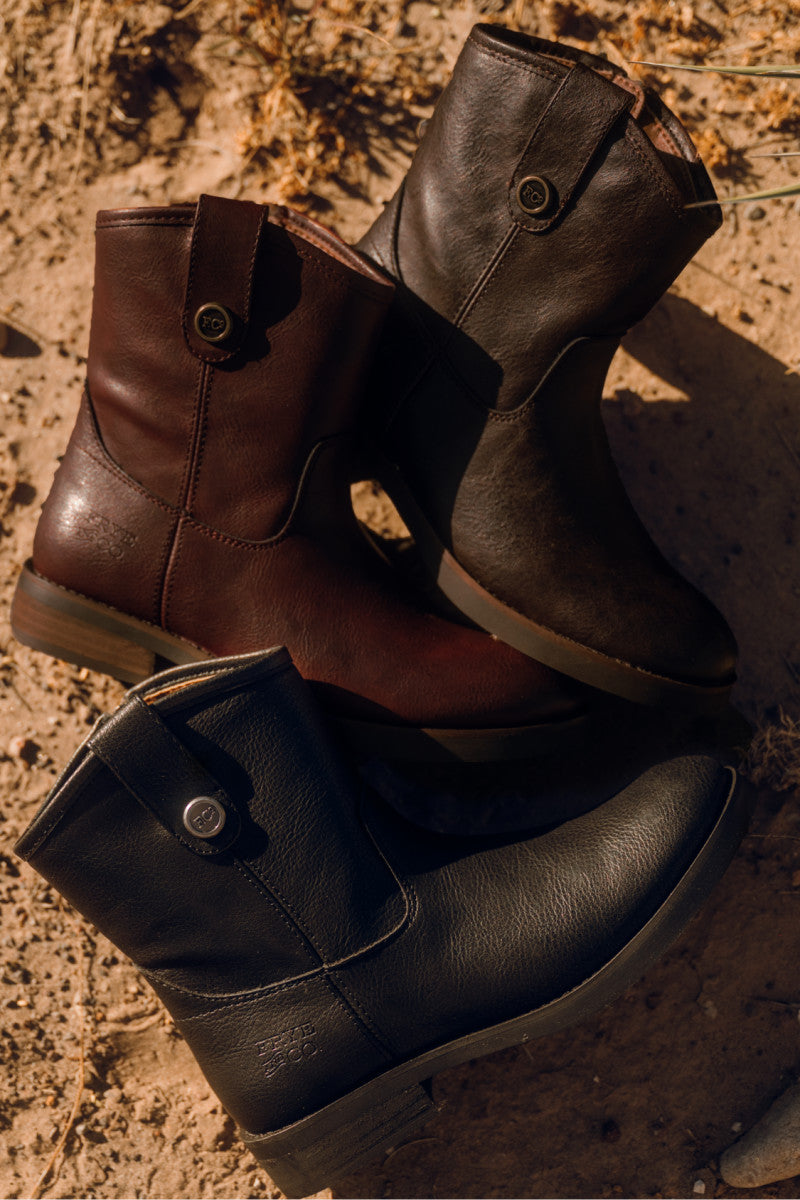 Kellie Button Short - Black - Outside