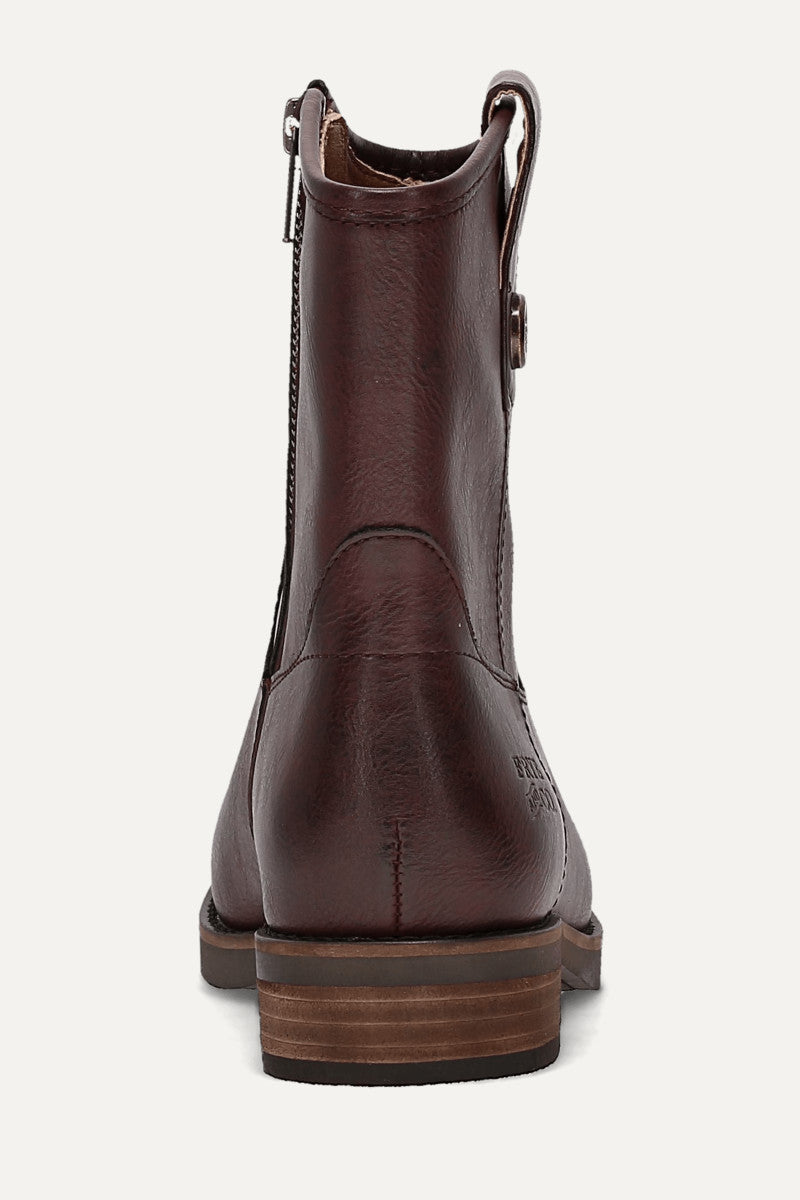 Kellie Button Short - Mulberry - Back