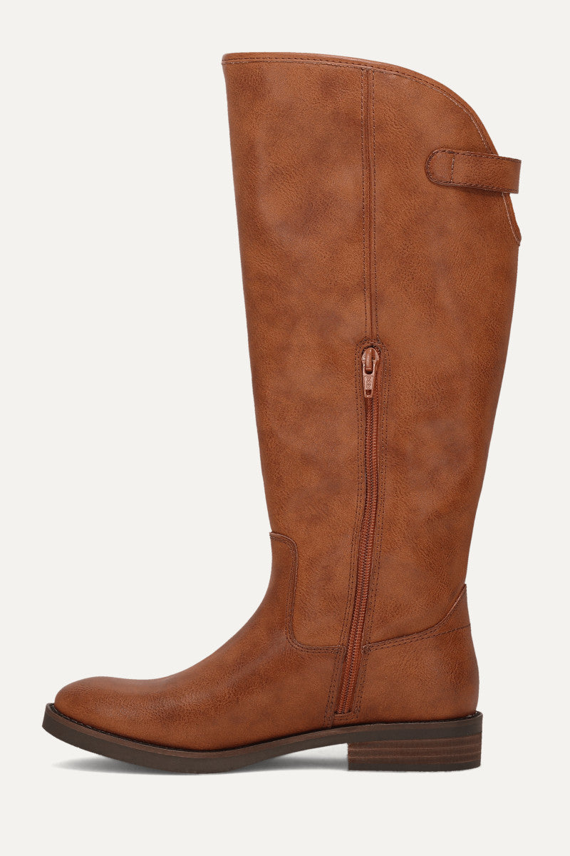 Kellie Button Tall - Cognac - Inside