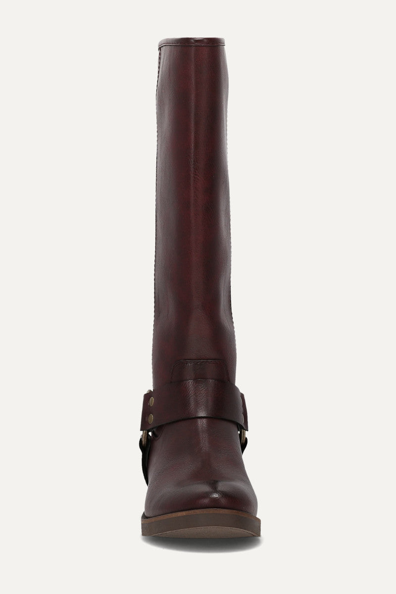 Kellie Harness - Mulberry - Front
