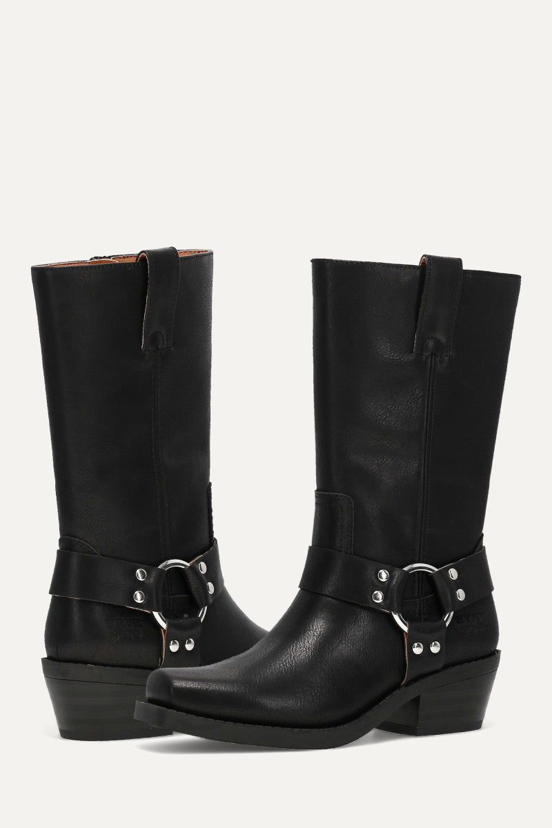 Lorrie Harness 12 Youth - Black - Pair