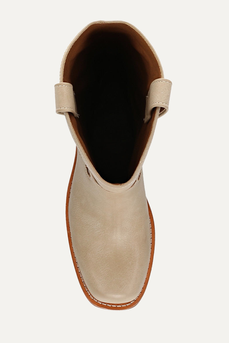 Miranda 10 Flower - Cream - Top Down