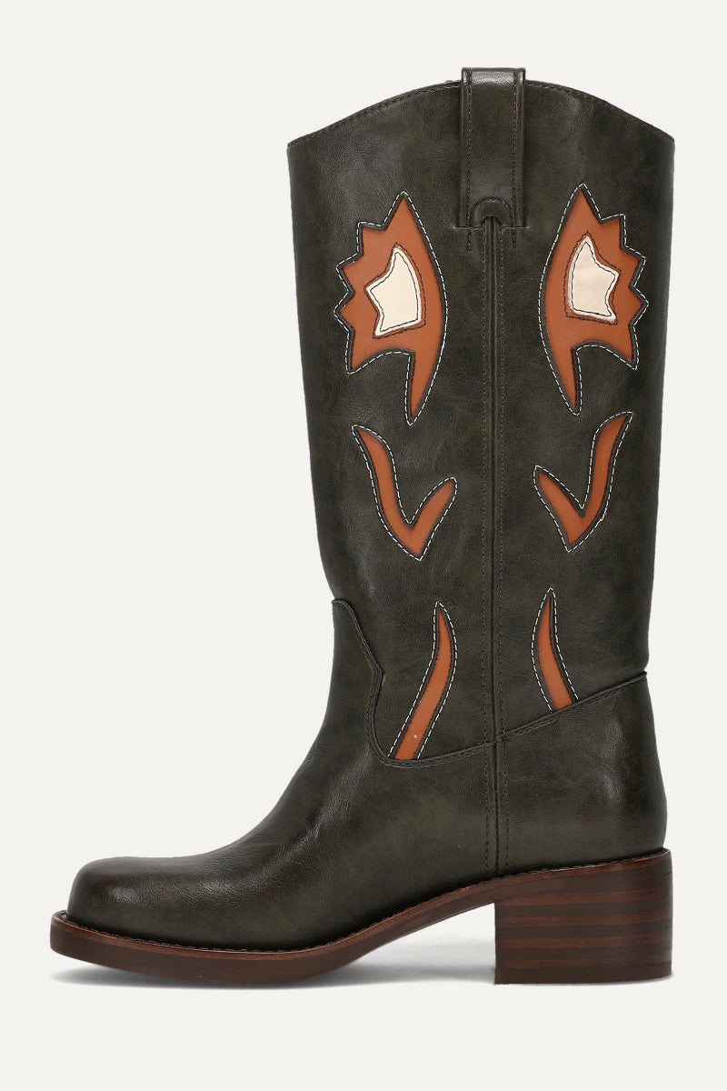 Miranda 10 Flower - Evergreen - Inside