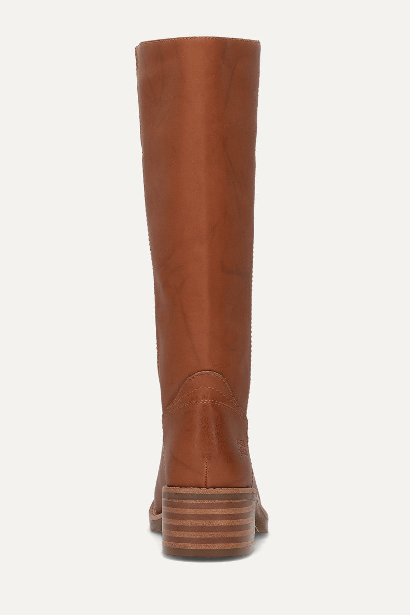 Frye & Co. Women's Miranda 14 Wide Calf Boots in Saddle