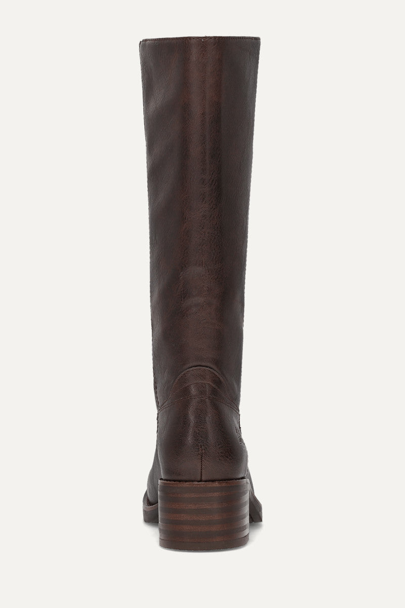 wide calf brown dress boots Wide Calf Dress Boots for Women's Brown Knee High Boots