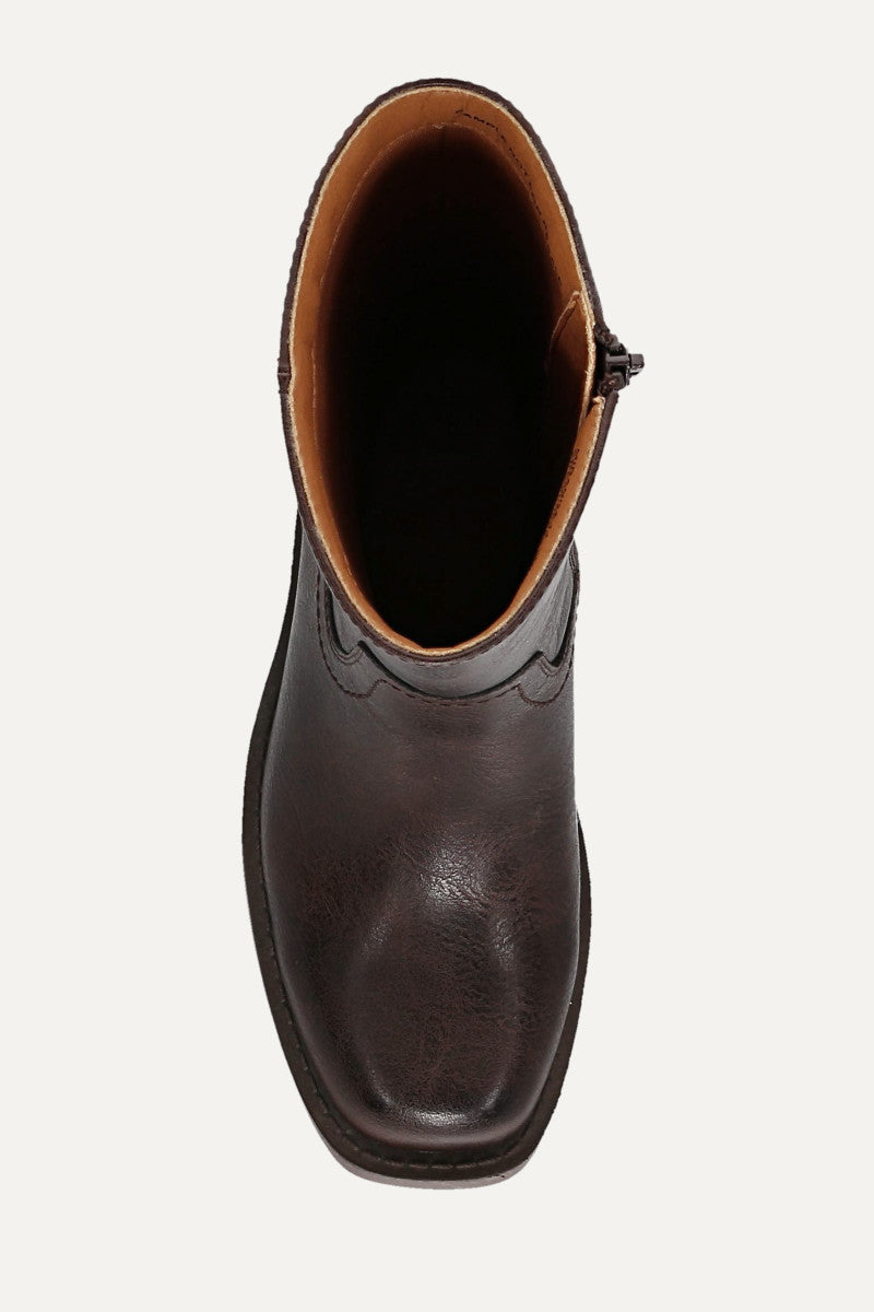 Miranda 14 Youth - Dark Brown - Top Down