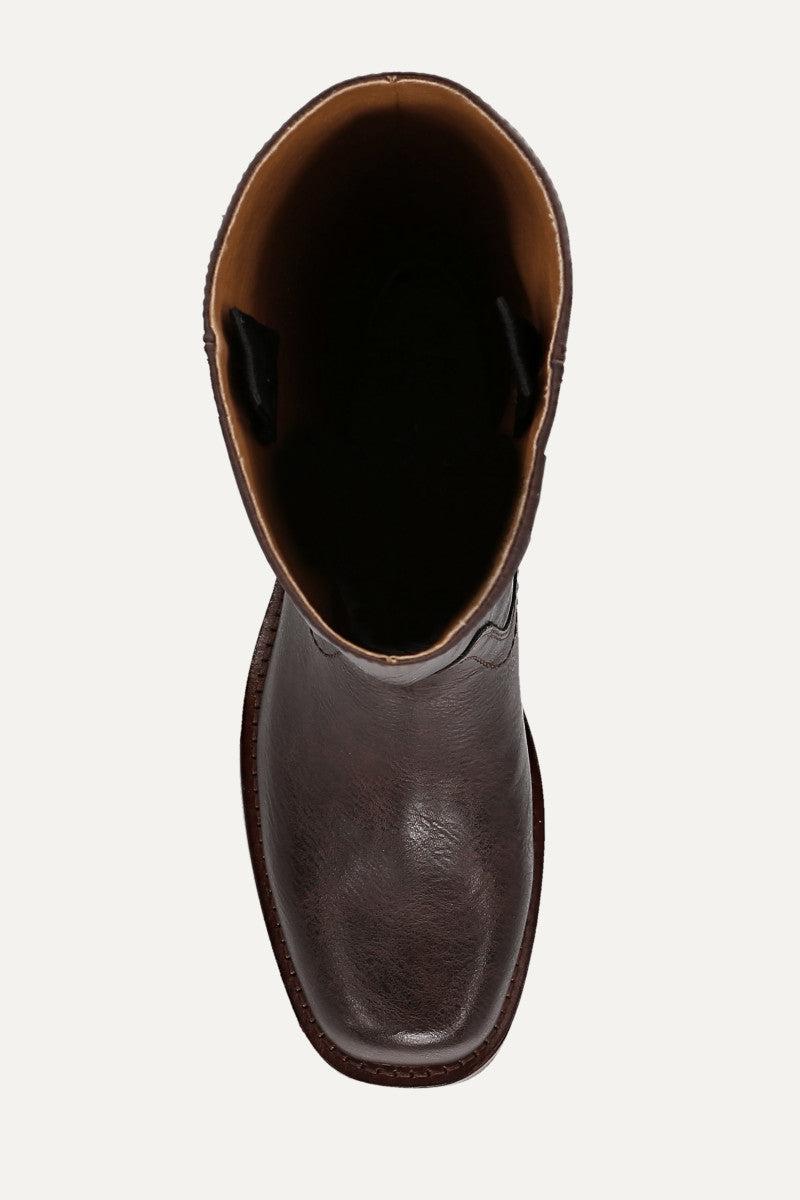 Miranda 14 - Dark Brown - Top Down