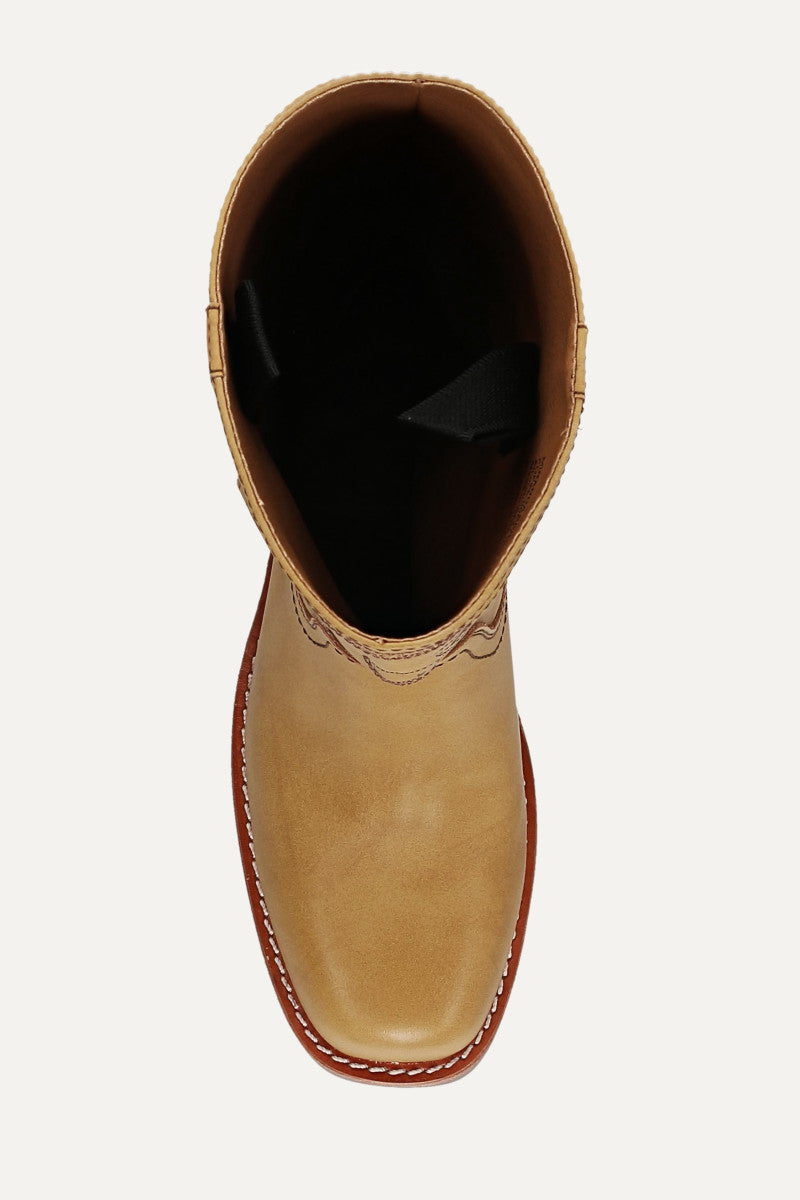 Miranda Bridle Stitch - Banana - Top Down