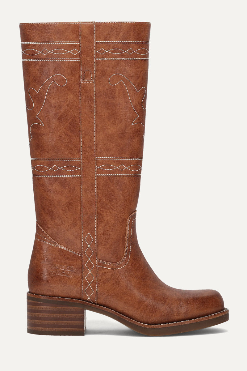 Miranda Bridle Stitch - Caramel - Outside