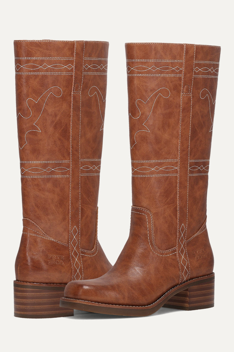 Miranda Bridle Stitch - Caramel - Pair