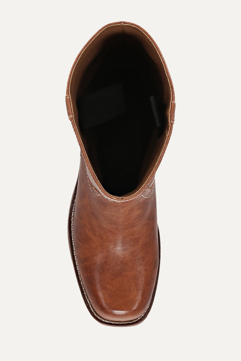 Miranda Bridle Stitch - Caramel - Top Down