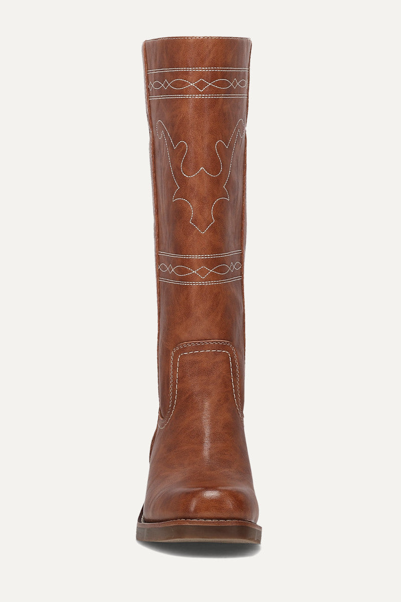 Miranda Bridle Stitch - Caramel - Front