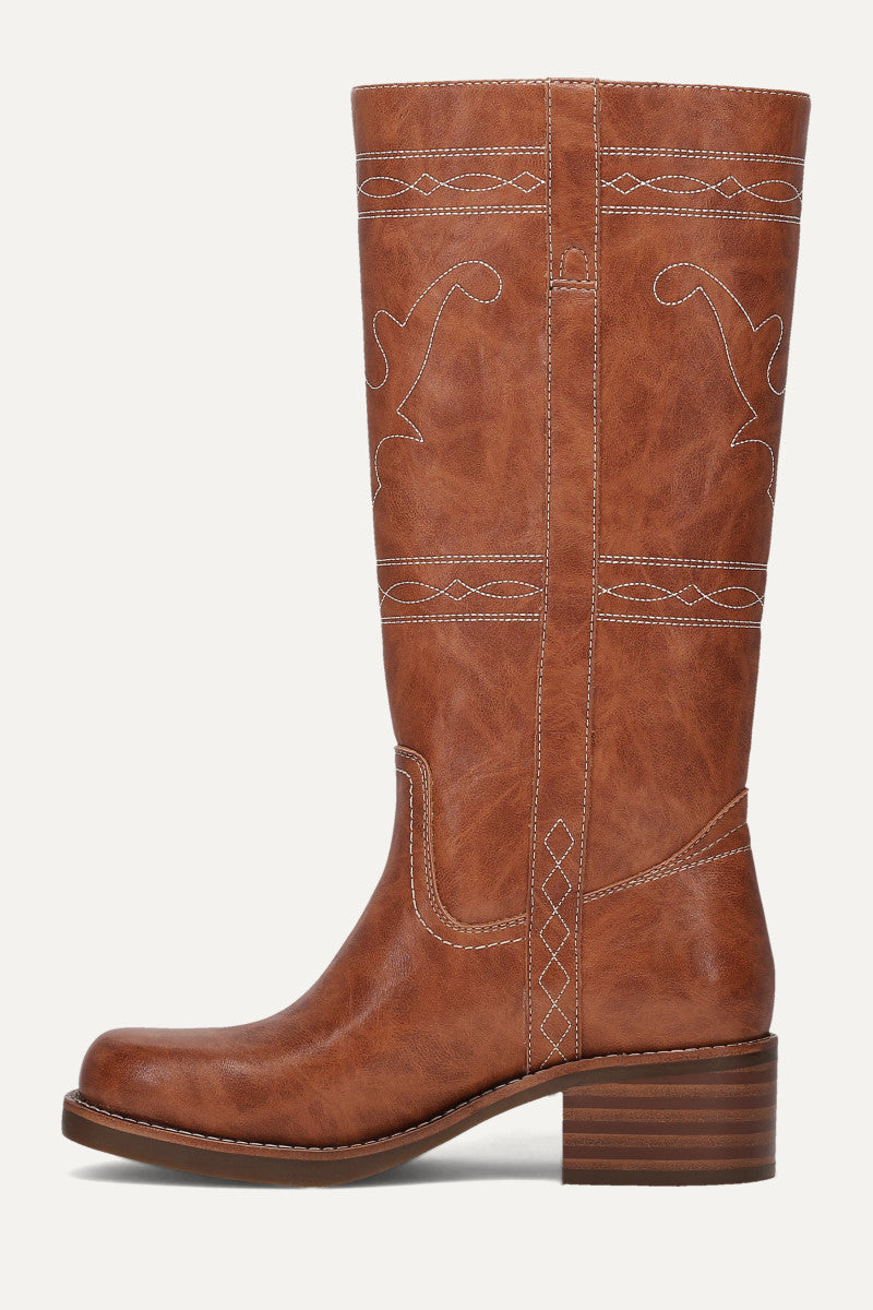 Miranda Bridle Stitch - Caramel - Inside