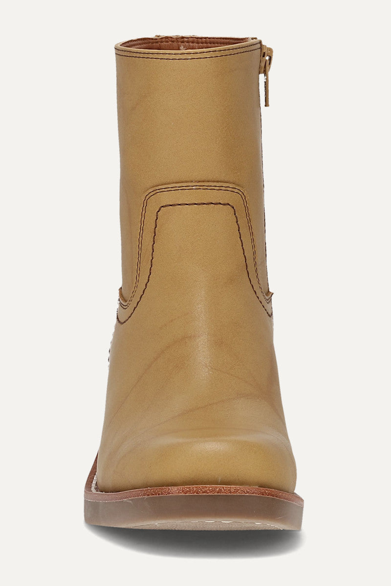 Miranda Low Zip - Banana - Front
