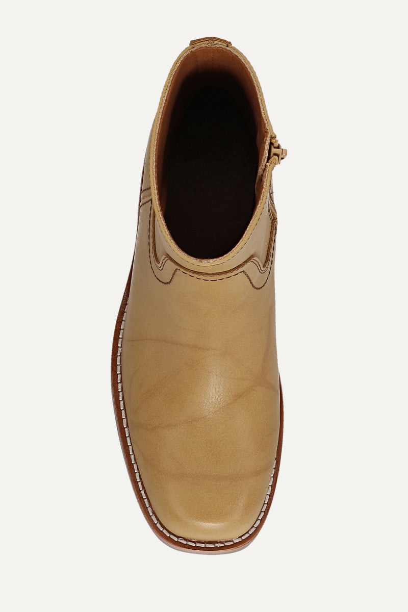 Miranda Low Zip - Banana - Top Down