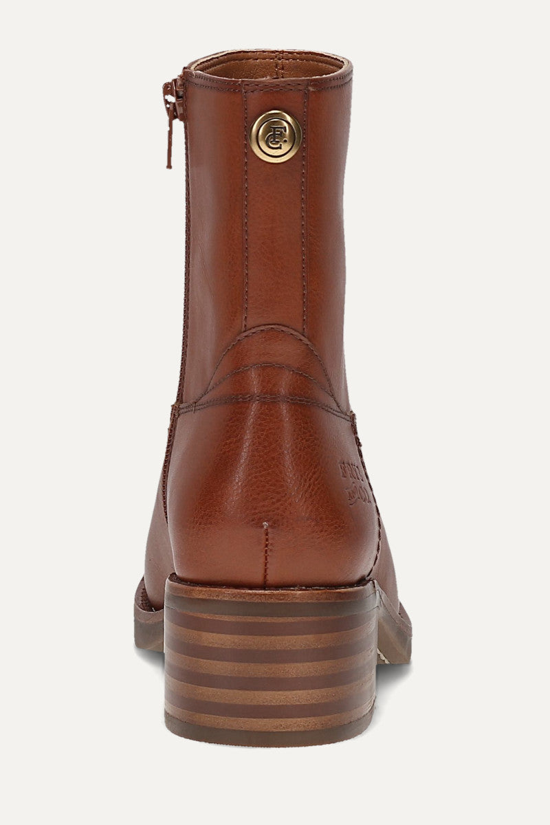 Miranda Low Zip - Whiskey - Back