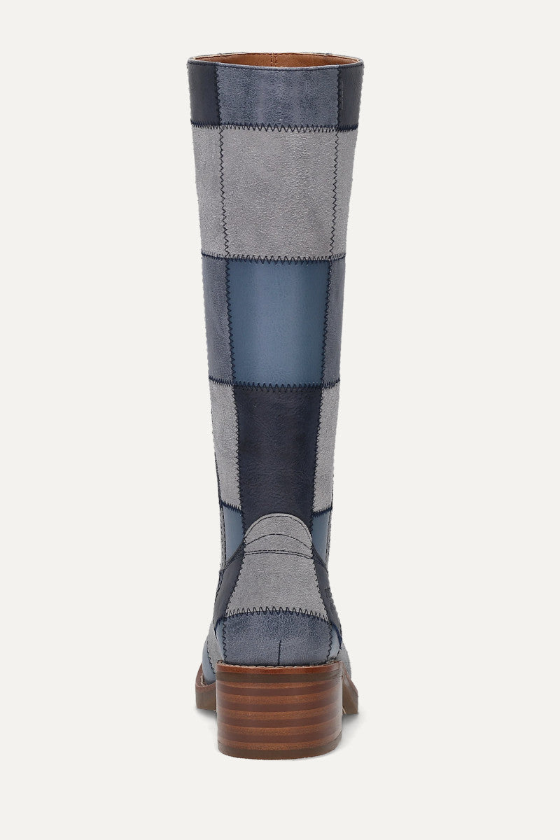 Miranda Patchwork - Denim Patchwork - Back