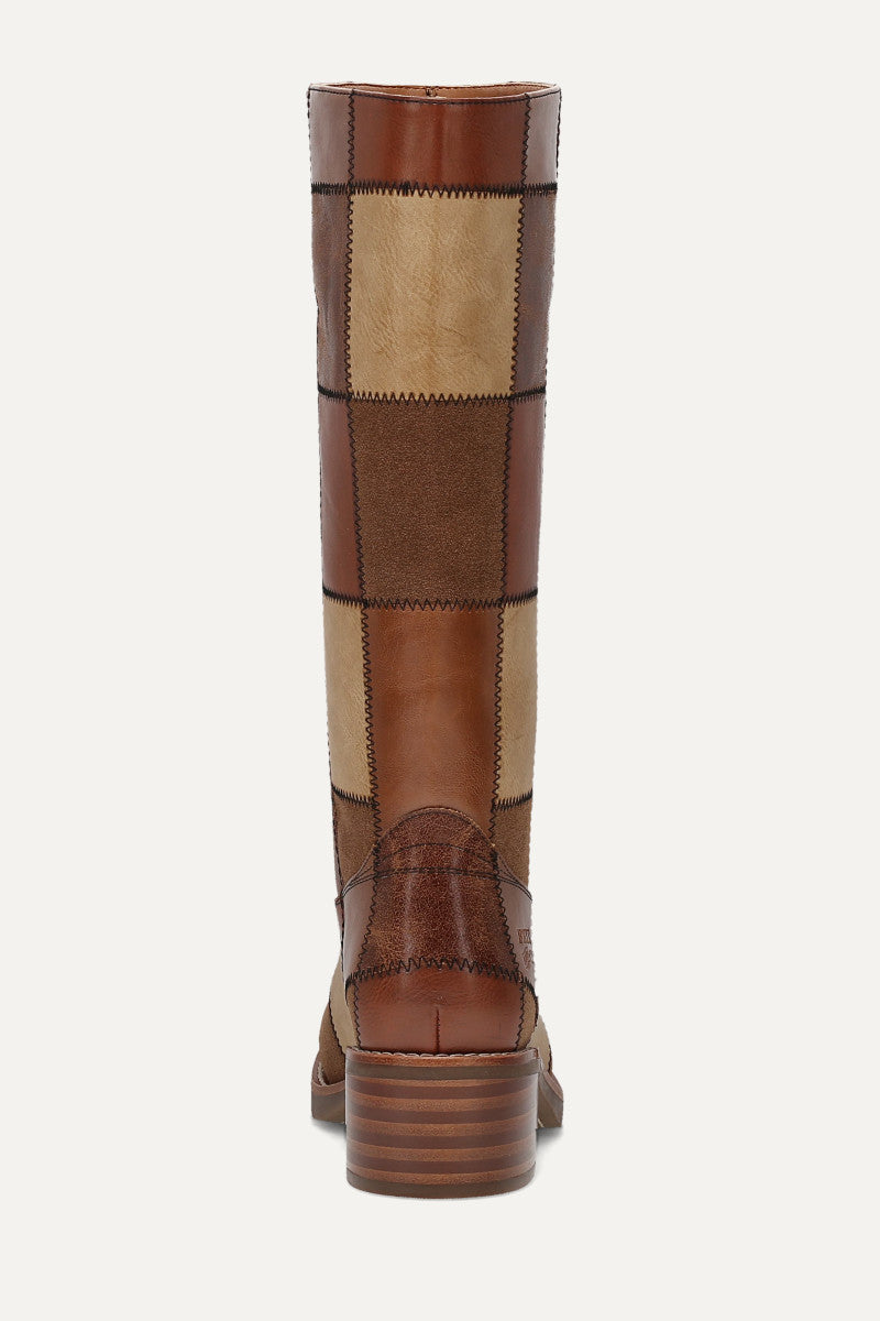 Miranda Patchwork - Whiskey Tonal Patchwork - Back