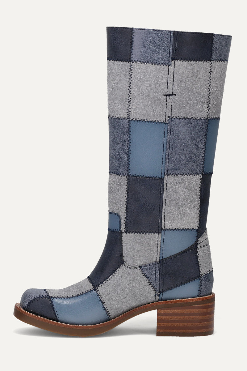 Miranda Patchwork - Denim Patchwork - Inside