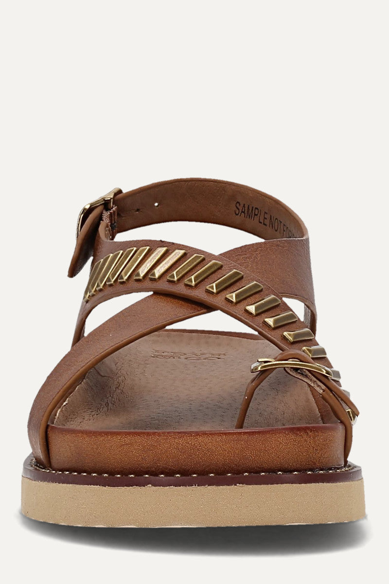 Ramblyn Cross Strap - Caramel - Front