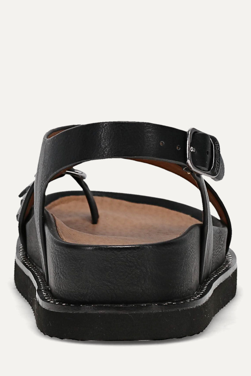 Ramblyn Cross Strap - Black - Back