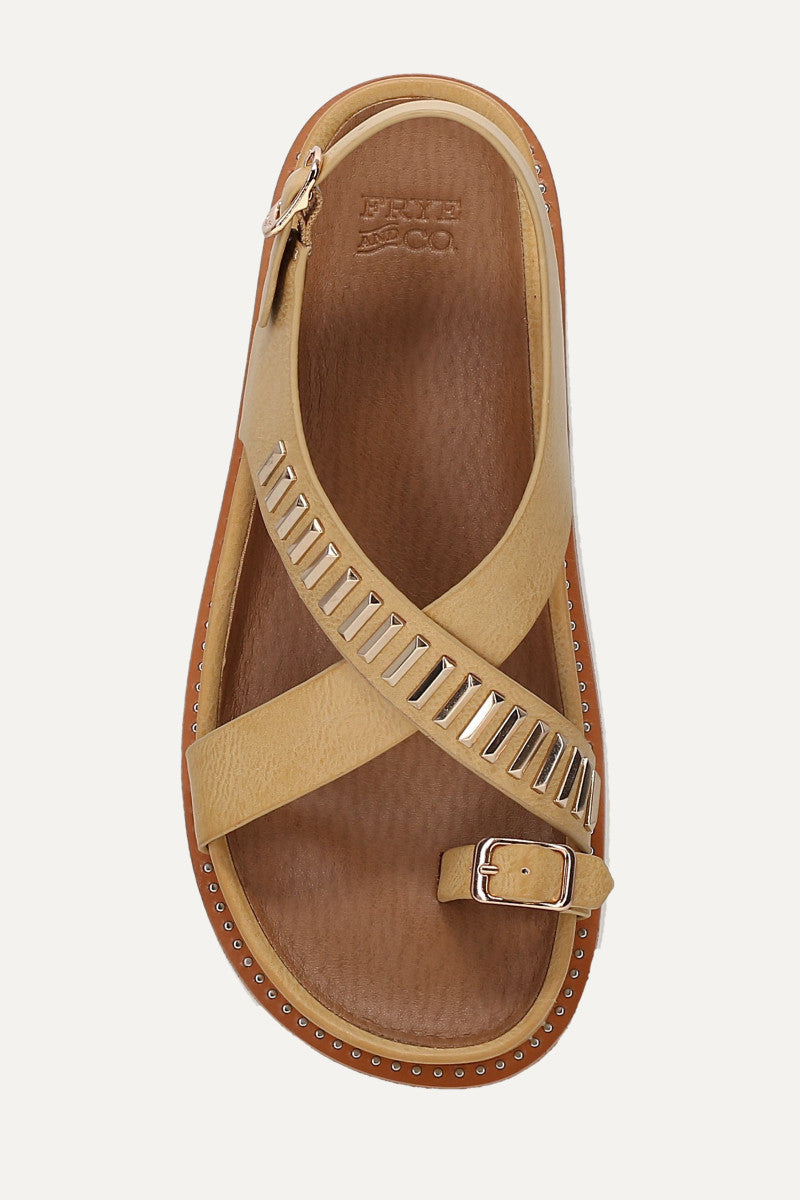 Ramblyn Cross Strap - Light Flax - Top Down