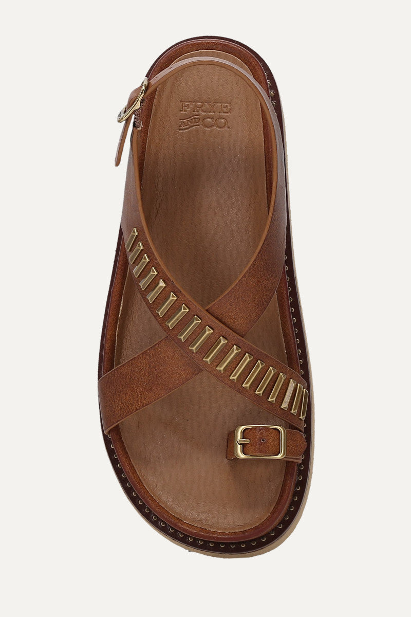 Ramblyn Cross Strap - Caramel - Top Down