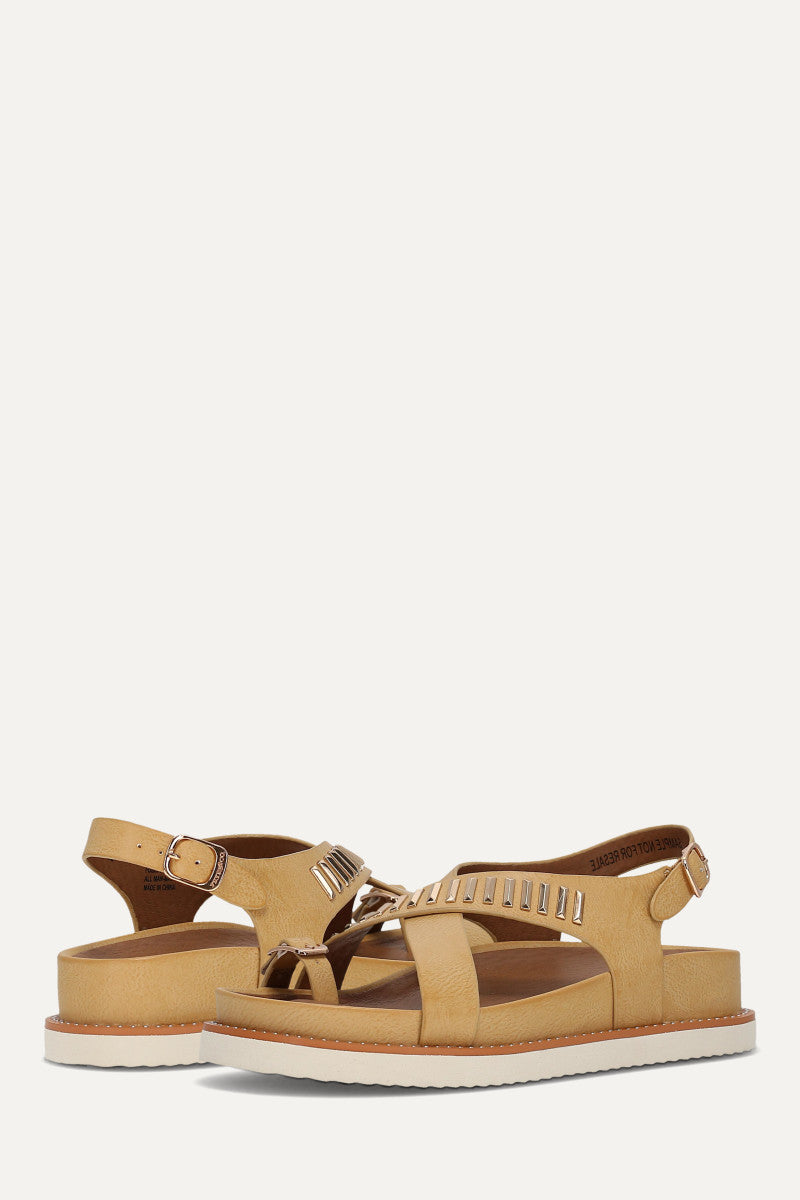 Ramblyn Cross Strap - Light Flax - Pair