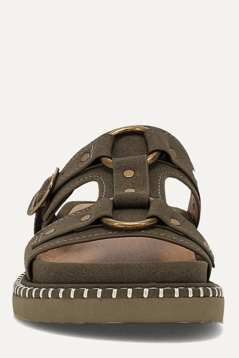 Ramblyn Harness - Moss - Front