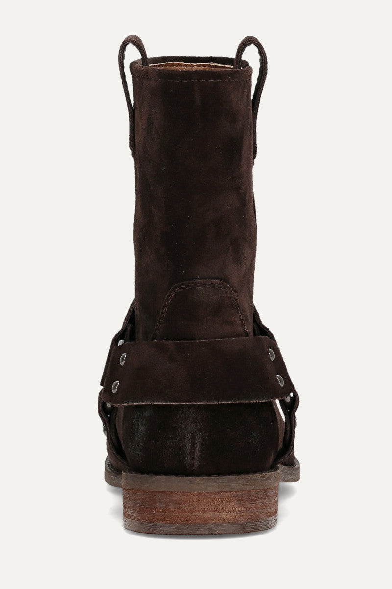 Roger Engineer Harness - Dark Brown - Back