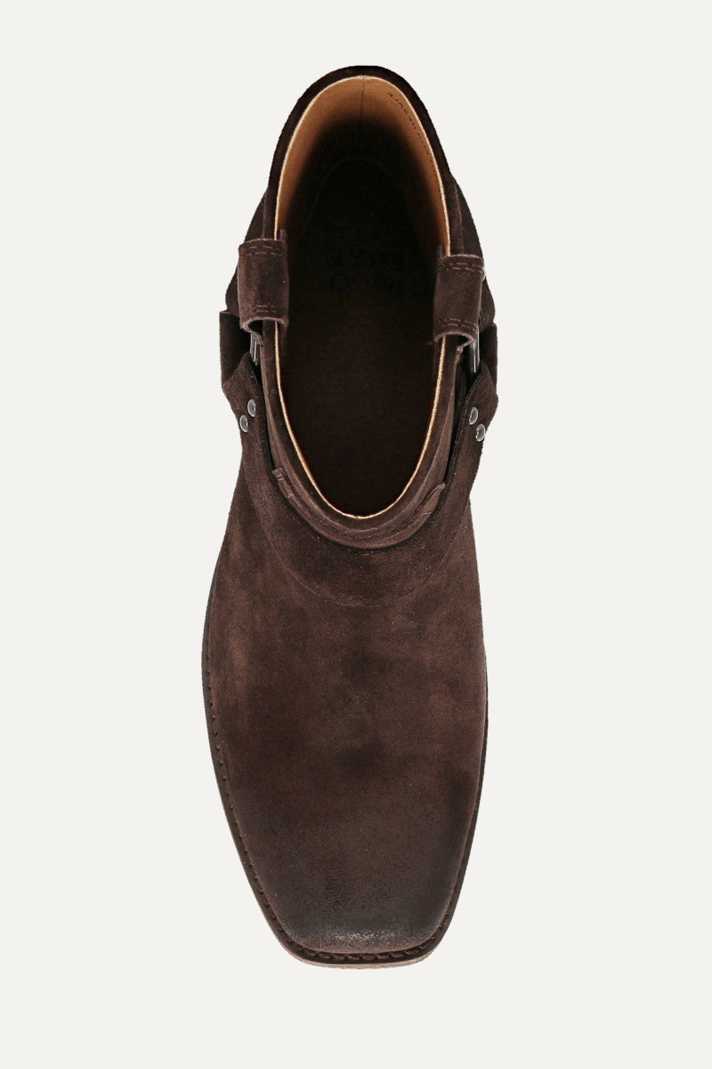 Roger Engineer Harness - Dark Brown - Top Down