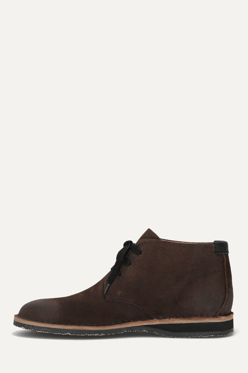 Stanton Chukka - Dark Walnut - Inside