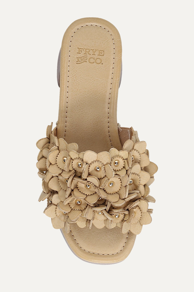 Wylie Flower Slide - Butter - Top Down