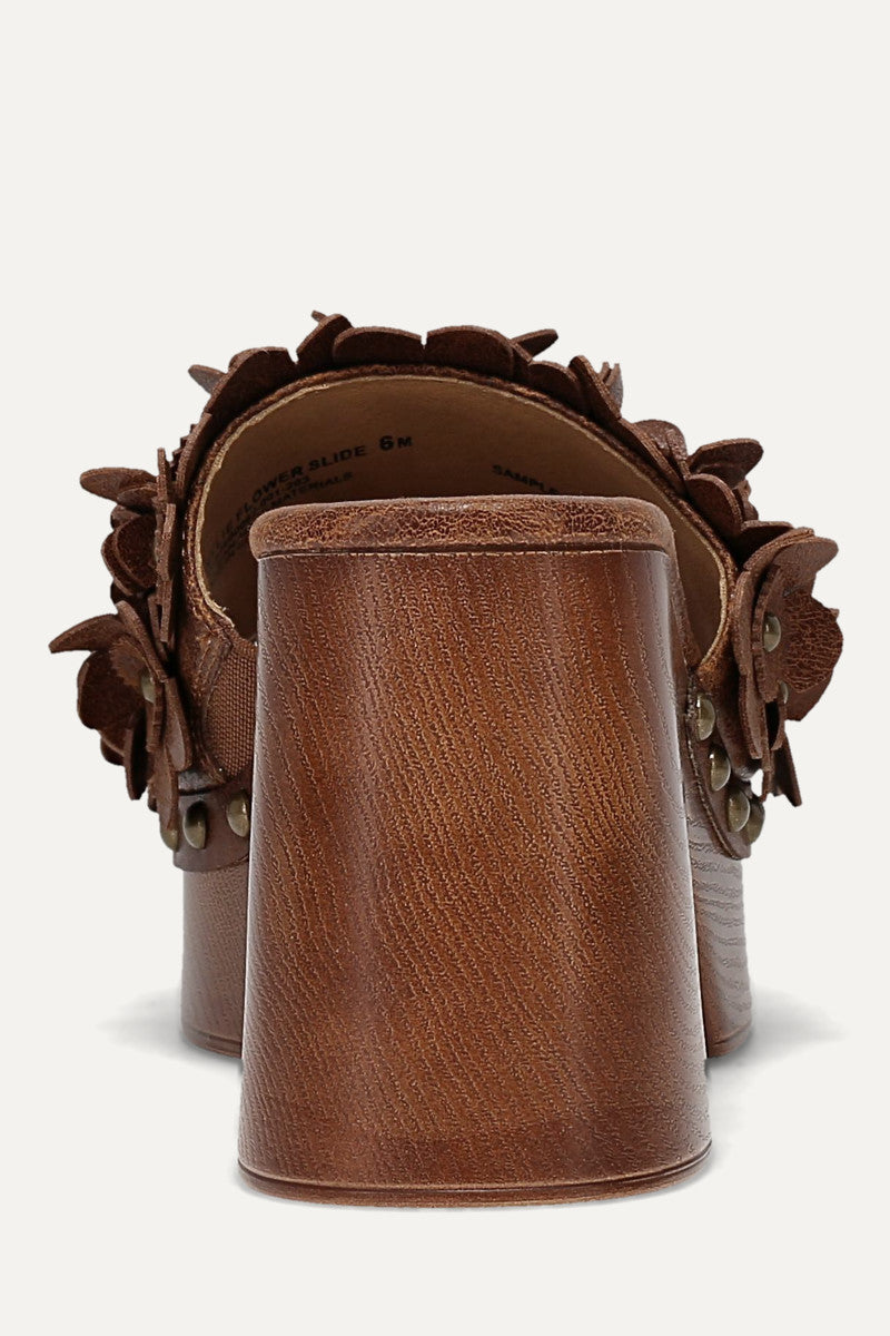 Wylie Flower Slide - Auburn - Back