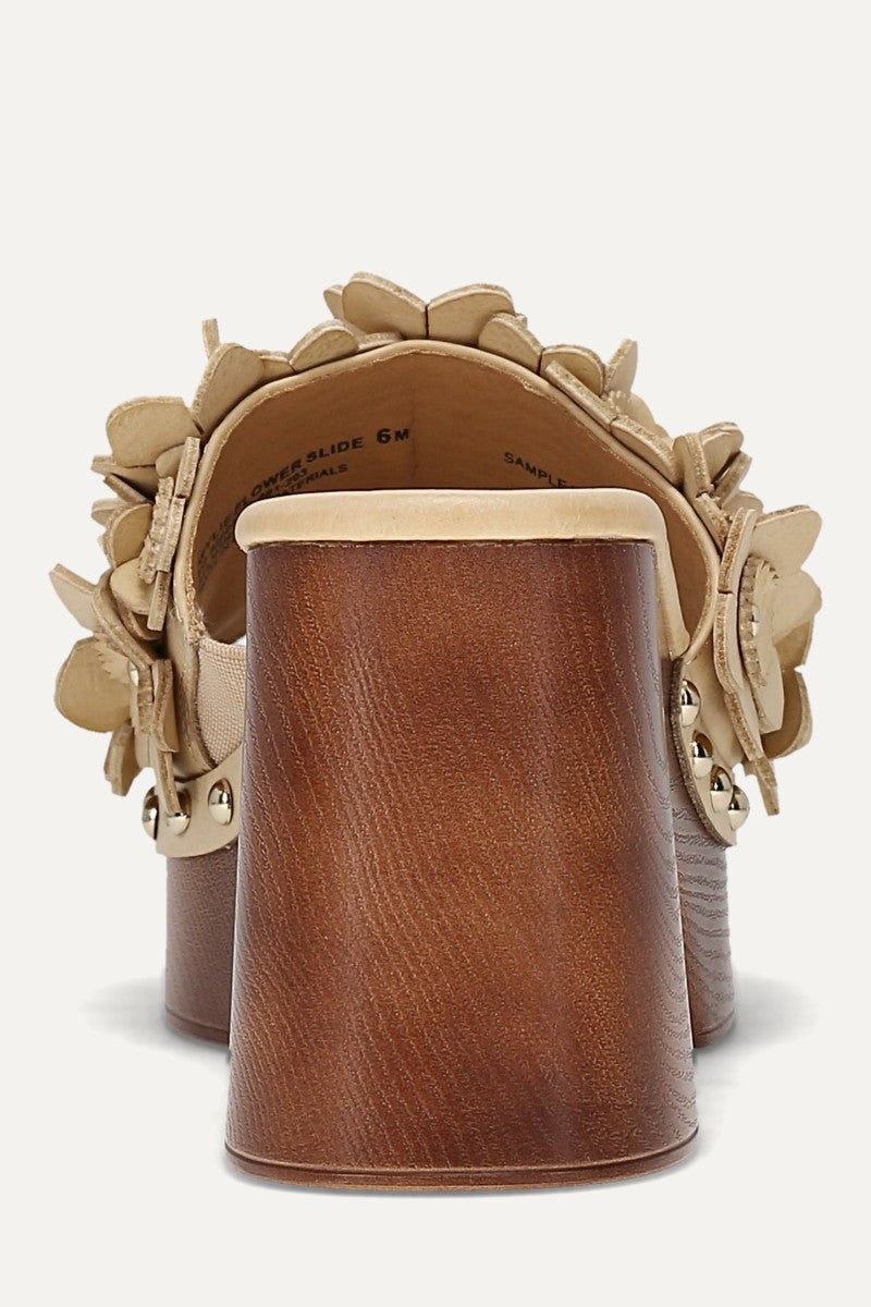 Wylie Flower Slide - Butter - Back