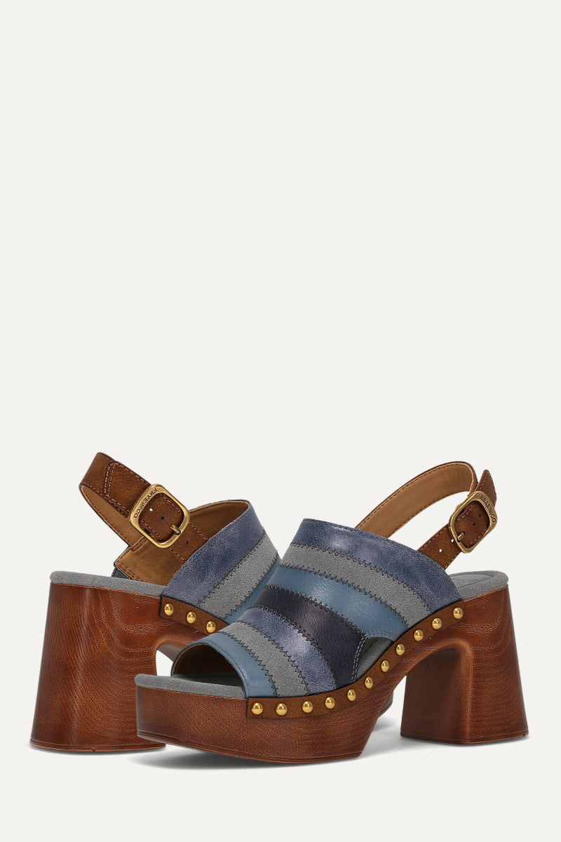 Wylie Patchwork - Blue Multi - Pair