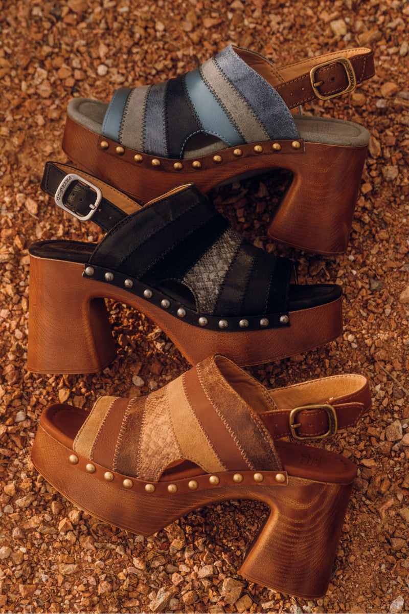 Wylie Patchwork - Blue Multi - Outside