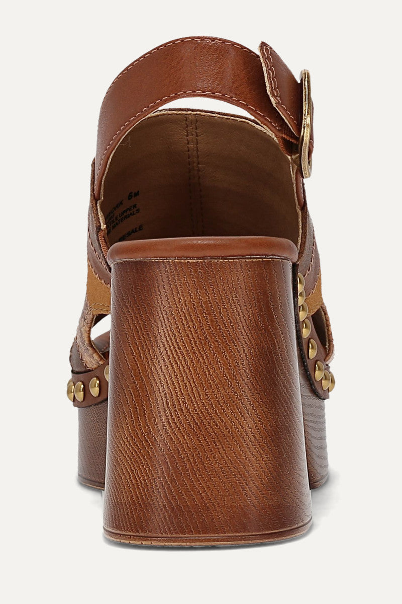 Wylie Patchwork - Mixed Cognac - Back